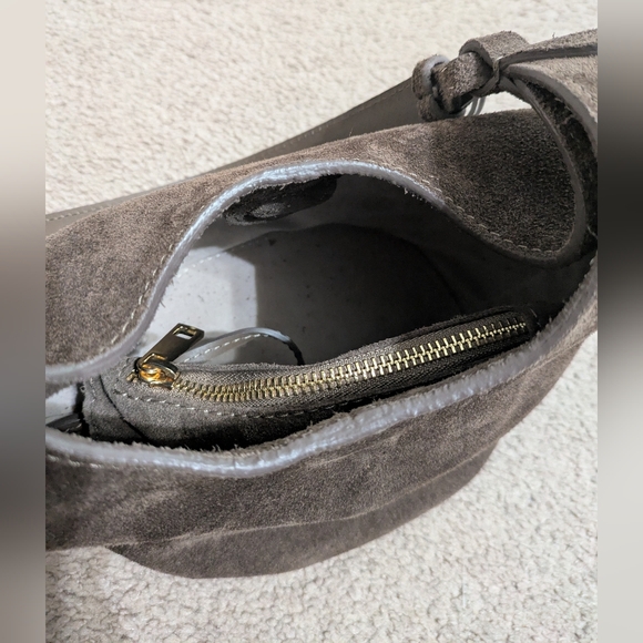 Brown Genuine Leather Made In Italy Italian Hand Bag Handbag Shoulder Bag Purse - Picture 10 of 12